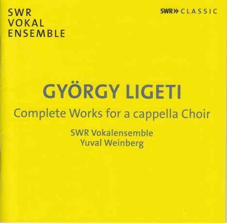 György Ligeti (1923-2006): Sämtliche Werke für Chor a cappella, 2 CDs