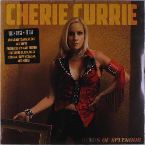 Cherie Currie: Blvds Of Splendor (180g) (Limited-Edition) (Red Translucent Vinyl), LP