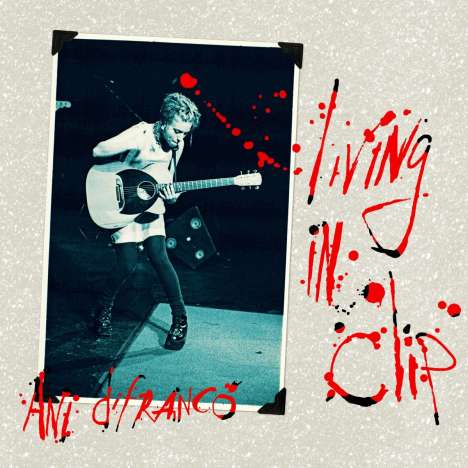 Ani DiFranco: Living In Clip (Limited 25th Anniversary Edition) (Blue Swirl Vinyl), 3 LPs