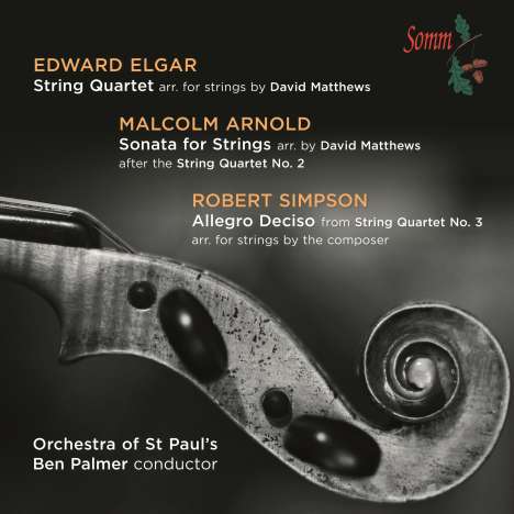 Edward Elgar (1857-1934): Streichquartett op.83 (arr. für Streichorchester), CD