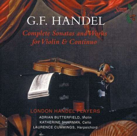 Georg Friedrich Händel (1685-1759): Violinsonaten op.1 Nr.1,3,6,8,13, CD