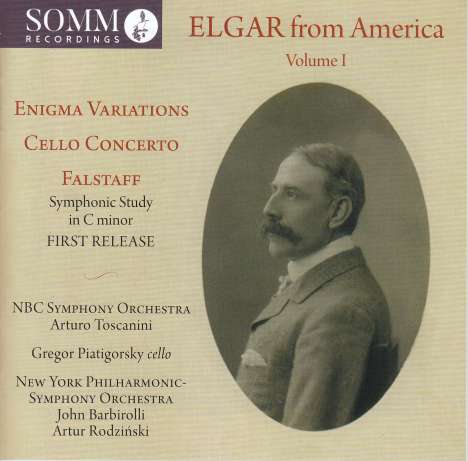 Edward Elgar (1857-1934): Elgar from America Vol.1, CD
