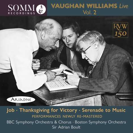 Ralph Vaughan Williams (1872-1958): Vaughan Williams Live Vol.2, CD