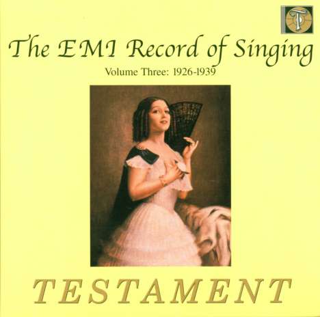 The EMI Record of Singing 1926-1939, 10 CDs