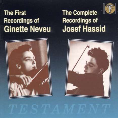 Josef Hassid &amp; Ginette Neveu,Violine, CD