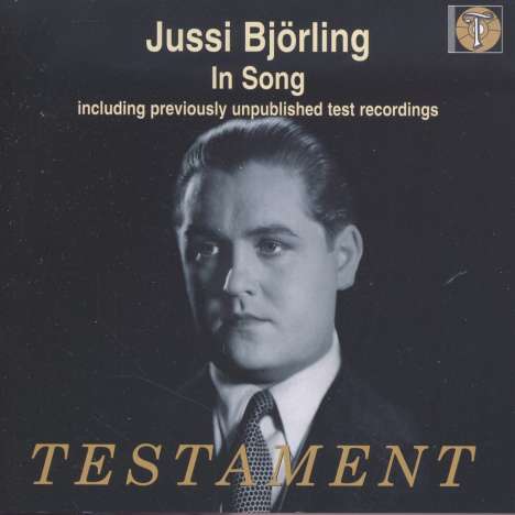 Jussi Björling  - In Song, CD