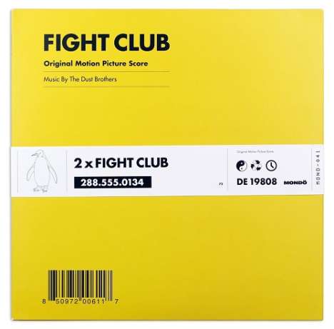 The Dust Brothers: Filmmusik: Fight Club (O.S.T.) (180g), 2 LPs