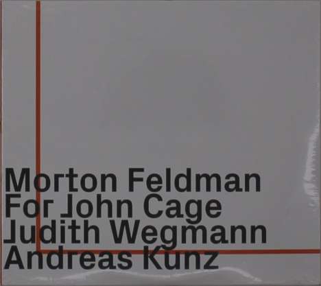 Morton Feldman (1926-1987): For John Cage, 2 CDs