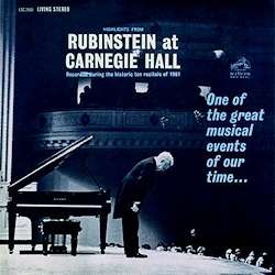 Arthur Rubinstein at Carnegie Hall (200 g/33rpm), LP