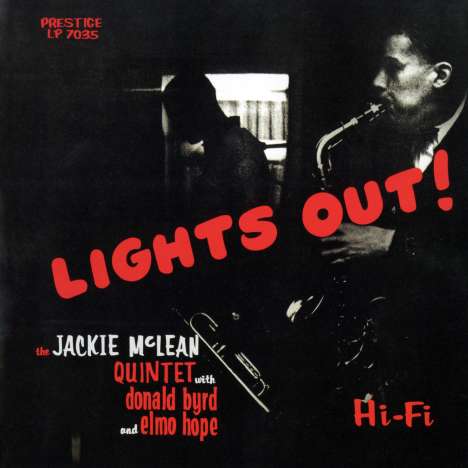Jackie McLean (1931-2006): Lights Out (Hybrid-SACD), Super Audio CD