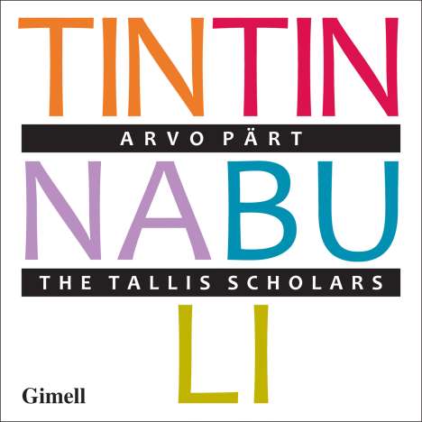 Arvo Pärt (geb. 1935): Geistliche Chorwerke "Tintinnabuli", CD