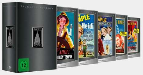 Shirley Temple Box (Filmclub Edition), 5 DVDs