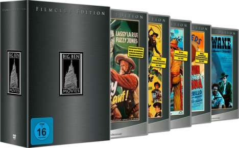 Filmclub Western (Box 2), 5 DVDs