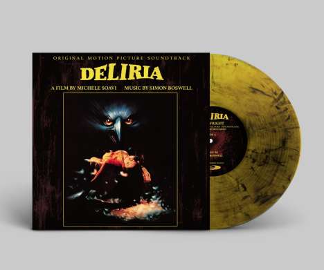 Simon Boswell: Filmmusik: Deliria  - Original Motion Picture (Limited Edition) (Yellow Marbled Vinyl), LP