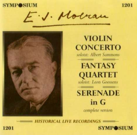 Ernest Moeran (1894-1950): Violin Concerto/..., CD