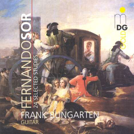 Fernando Sor (1778-1839): 24 Etüden f.Gitarre, CD