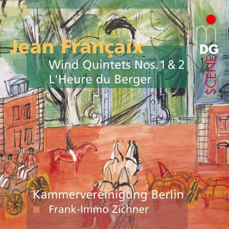 Jean Francaix (1912-1997): Bläserquintette Nr.1 &amp; 2, CD