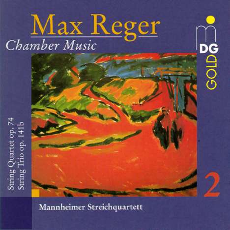 Max Reger (1873-1916): Streichquartett Nr.3 op.74, CD
