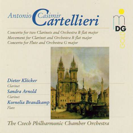 Antonio Casimir Cartellieri (1772-1807): Konzert für 2 Klarinetten &amp; Orchester in B, CD