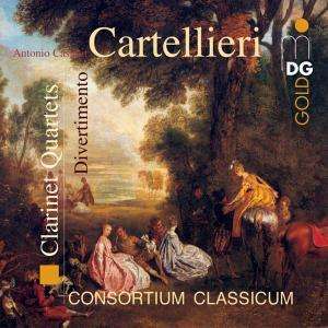 Antonio Casimir Cartellieri (1772-1807): Klarinettenquartette Nr.3 &amp; in D, CD