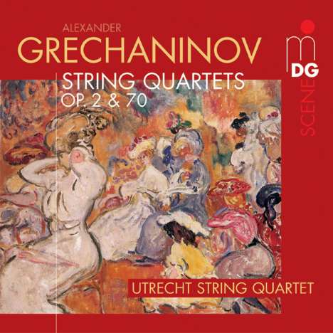 Alexander Gretschaninoff (1864-1956): Streichquartette Nr.1 &amp; 2 (opp.2 &amp; 70), CD