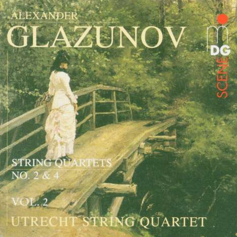 Alexander Glasunow (1865-1936): Streichquartette Vol.2, CD