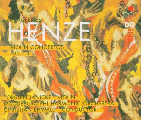 Hans Werner Henze (1926-2012): Violinkonzerte Nr.1-3, 2 CDs