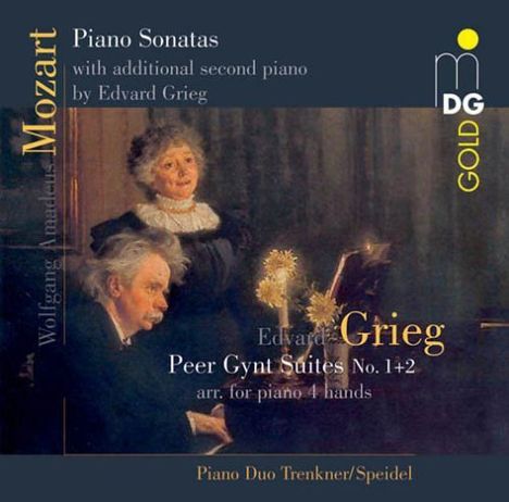 Edvard Grieg (1843-1907): Klaviermusik von W.A.Mozart, 2 CDs