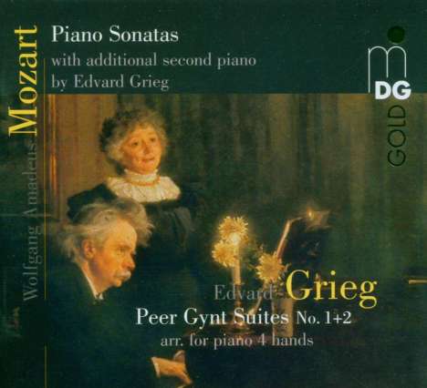 Edvard Grieg (1843-1907): Klaviermusik von W.A.Mozart, 2 Super Audio CDs