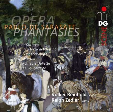 Pablo de Sarasate (1844-1908): Opern-Fantasien für Violine &amp; Klavier, Super Audio CD