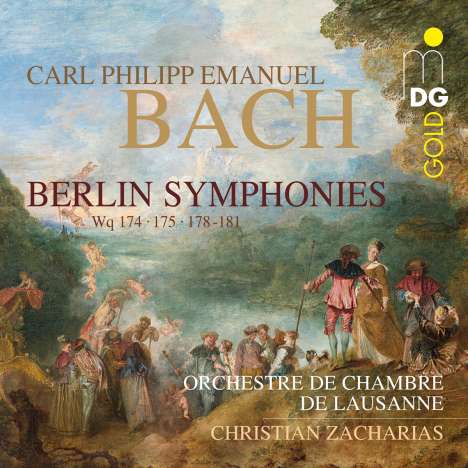 Carl Philipp Emanuel Bach (1714-1788): Symphonien Wq.174,175,178,179,181 - "Berlin Symphonies", Super Audio CD