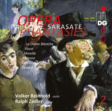 Pablo de Sarasate (1844-1908): Opern-Fantasien für Violine &amp; Klavier Vol.2, Super Audio CD