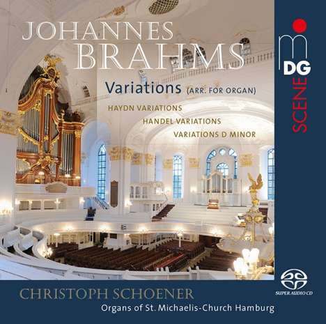 Johannes Brahms (1833-1897): Haydn-Variationen op.56 für Orgel, Super Audio CD