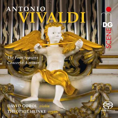 Antonio Vivaldi (1678-1741): Concerti op.8 Nr.1-4 "Die vier Jahreszeiten" für Violine &amp; Orgel, Super Audio CD