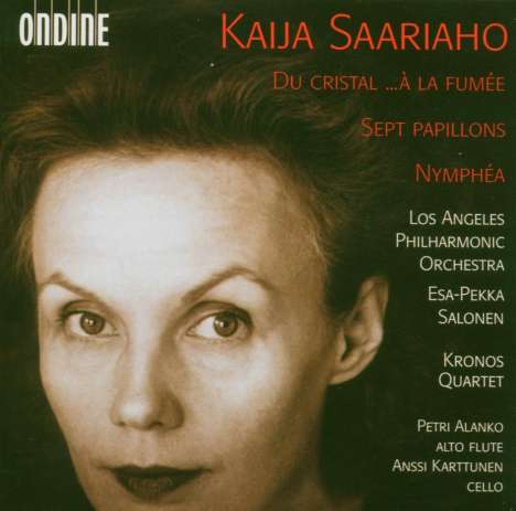 Kaija Saariaho (geb. 1952): "...a la fumee" für Altflöte, Cello &amp; Orchester, CD