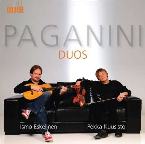 Niccolo Paganini (1782-1840): Duos für Violine &amp; Gitarre, CD