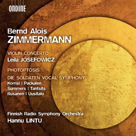 Bernd Alois Zimmermann (1918-1970): Die Soldaten (Vocal Symphony), CD