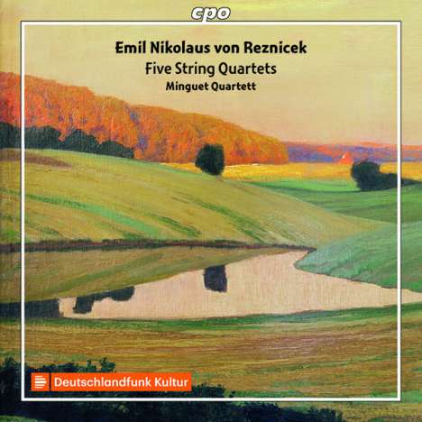 Emil Nikolaus von Reznicek (1860-1945): Streichquartette c-moll,cis-moll,d-moll,e-moll,B-Dur, 2 CDs