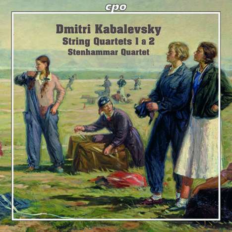 Dimitri Kabalewsky (1904-1987): Streichquartette Nr.1 &amp; 2, CD