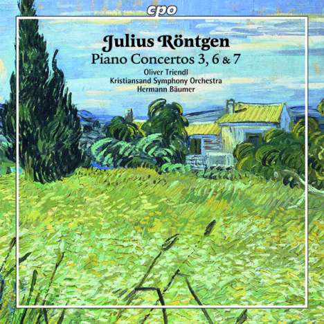 Julius Röntgen (1855-1932): Klavierkonzerte Nr.3,6,7, CD