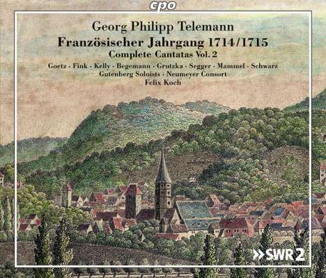 Georg Philipp Telemann (1681-1767): Kantaten - Französischer Jahrgang 1714/1715 Vol.2, 2 CDs
