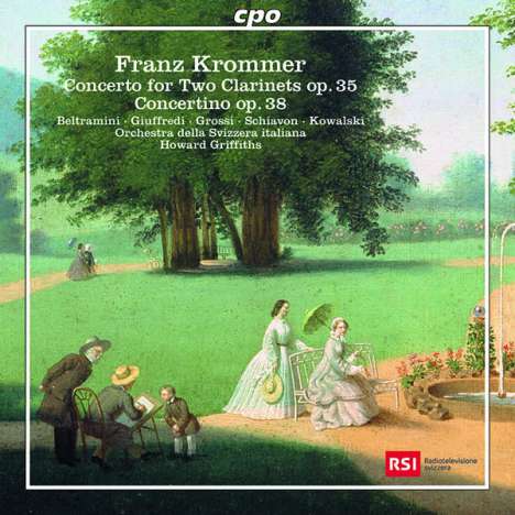 Franz Krommer (1759-1831): Konzert für 2 Klarinetten &amp; Orchester op.35, CD