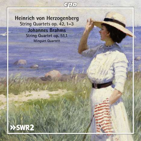 Heinrich von Herzogenberg (1843-1900): Streichquartette Vol.3, 2 CDs