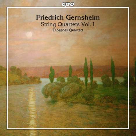 Friedrich Gernsheim (1839-1916): Streichquartette Nr.1 c-moll op.25 &amp; Nr.3 F-Dur op.51, CD