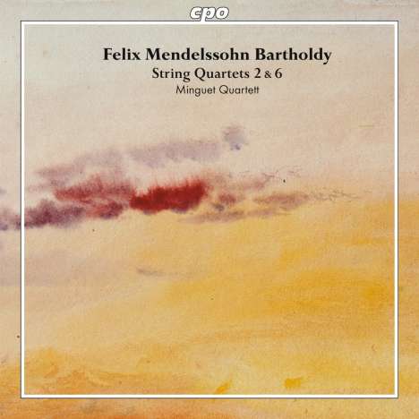 Felix Mendelssohn Bartholdy (1809-1847): Streichquartette Vol.1, CD