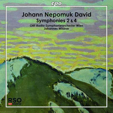 Johann Nepomuk David (1895-1977): Symphonien Nr.2 &amp; 4, CD