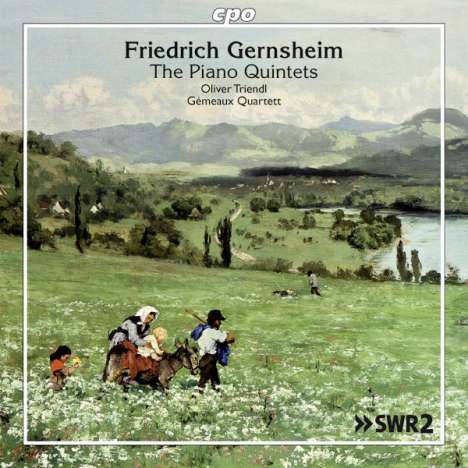 Friedrich Gernsheim (1839-1916): Klavierquintette Nr.1 d-moll op.35 &amp; Nr.2 h-moll op.63, CD
