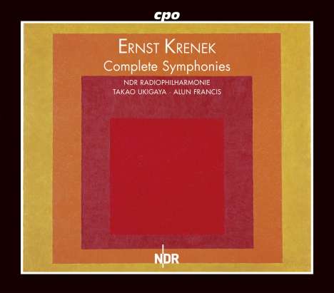 Ernst Krenek (1900-1991): Symphonien Nr.1-5, 4 CDs