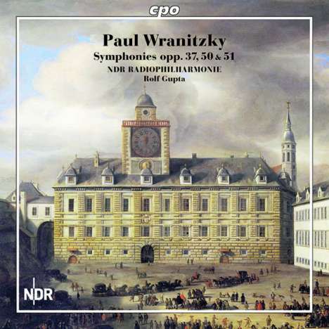 Paul Wranitzky (1756-1808): Symphonien op.37,50,51, CD