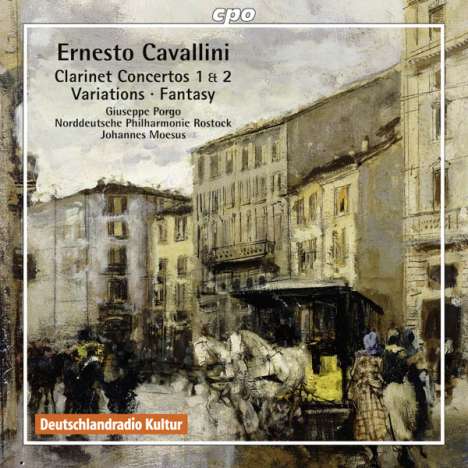 Ernesto Cavallini (1807-1874): Klarinettenkonzerte Nr.1 &amp; 2, CD